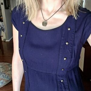 Urban Outfitters Stylish Navy Dress